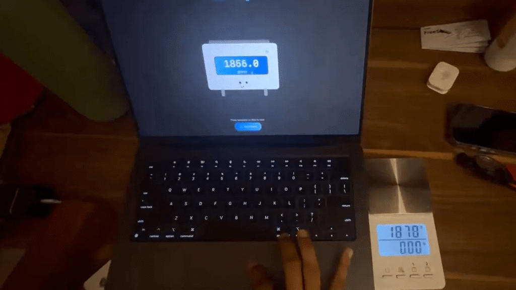 Dev Turns MacBook Trackpad Into A Weighing Scale With A Free Open-Source App