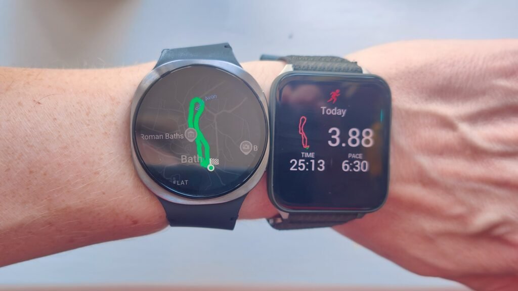 Samsung Galaxy Watch8 &amp; Garmin Venu X1 worn on same wrist