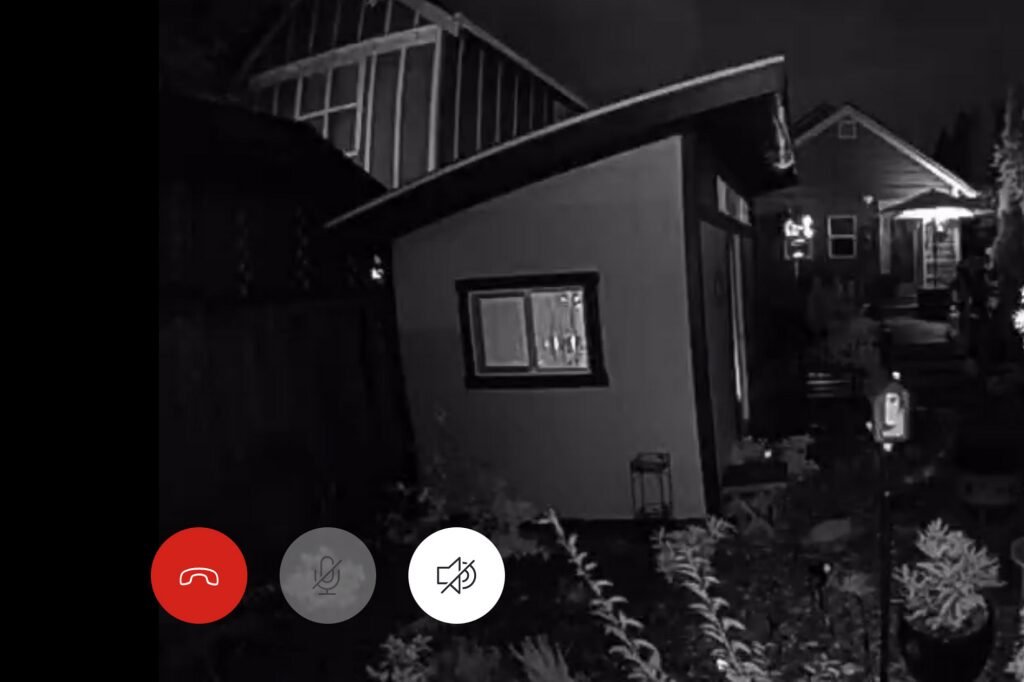 Ring Stick Up Cam Pro Black-and-white night vision