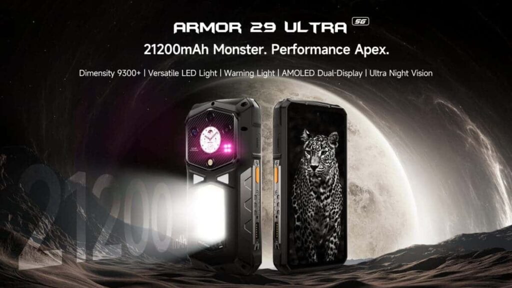 Ulefone Unveils Armor 29 Ultra: Flagship Performance Meets Massive 21,200mAh Battery