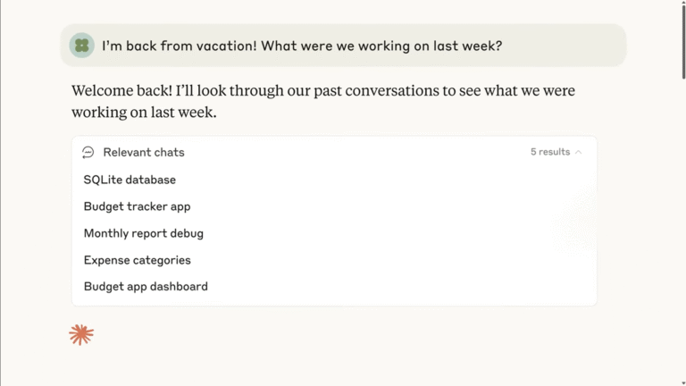 You can now give Claude access to memories of previous conversations, but only if you want to