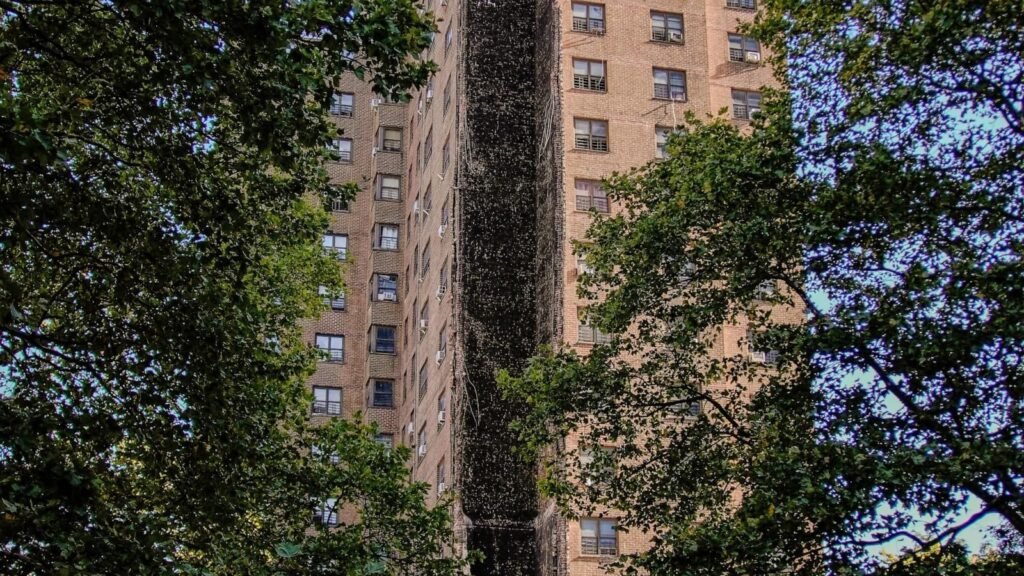 Bronx high-rise explosion collapses chimney; 40 units evacuated, no injuries