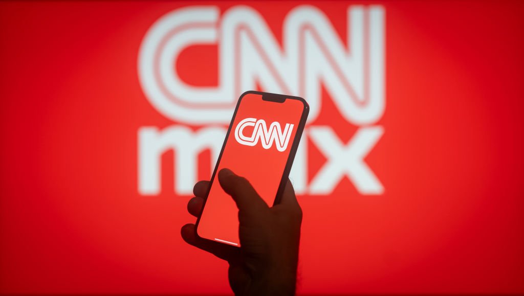 The CNN and Max logos are seen in this illustration photo in Warsaw, Poland on 29 August, 2023.