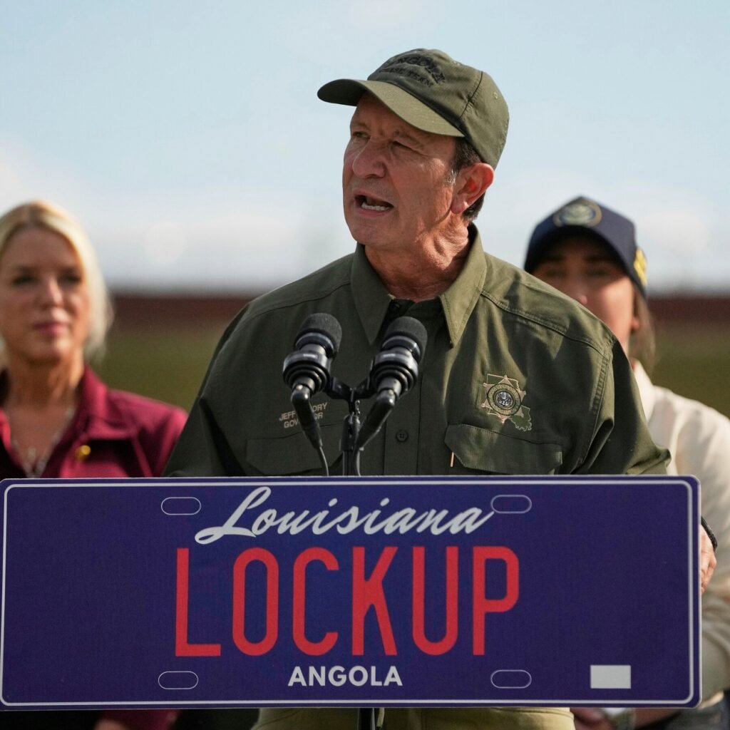 Landry seeks National Guard for three Louisiana cities
