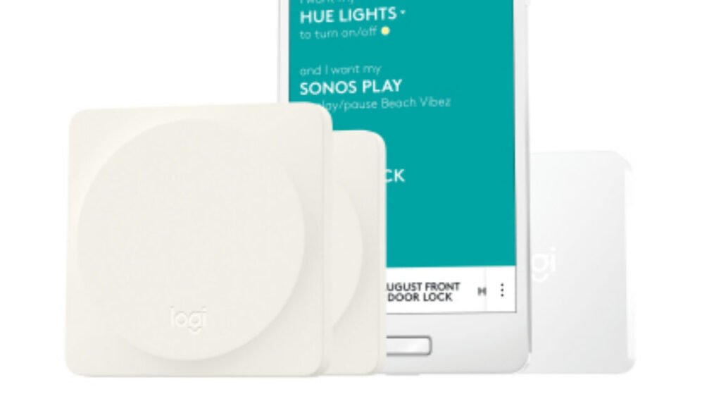 Logitech Pop buttons with its companion app.