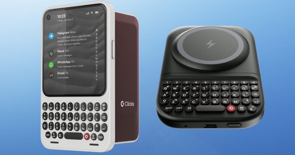 Clicks is bringing a BlackBerry-style phone and a pocket keyboard to CES 2026