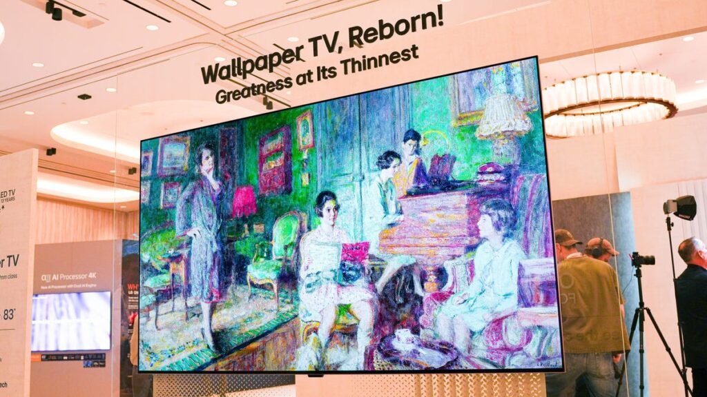 I saw LG's ultra-thin Wallpaper TV at CES 2026, and it made my OLED feel outdated