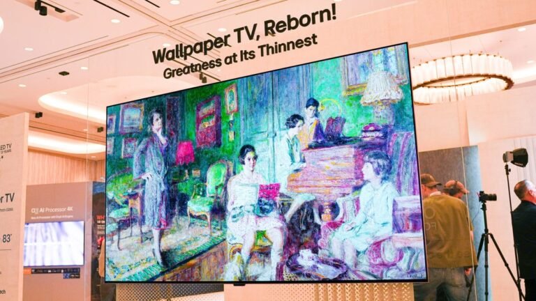 I saw LG’s ultra-thin Wallpaper TV at CES 2026, and it made my OLED feel outdated