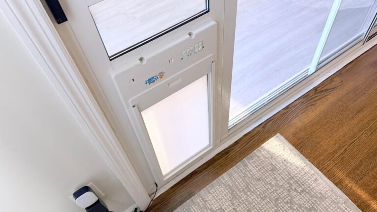 I tried an automatic roll-up pet door, and it was the smart home fix I didn’t know I needed