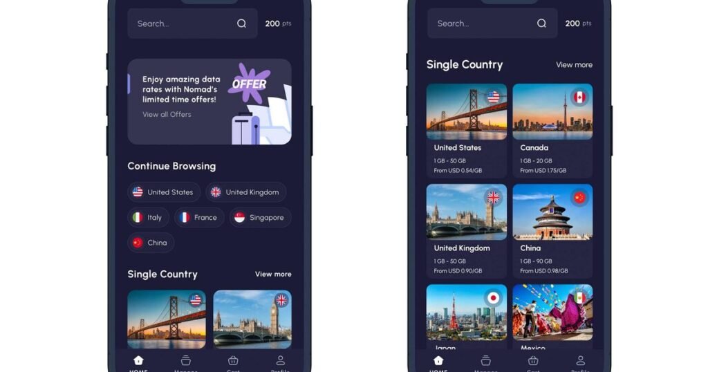 Nomad's eSIM offers take one stressful task off your holiday planning list