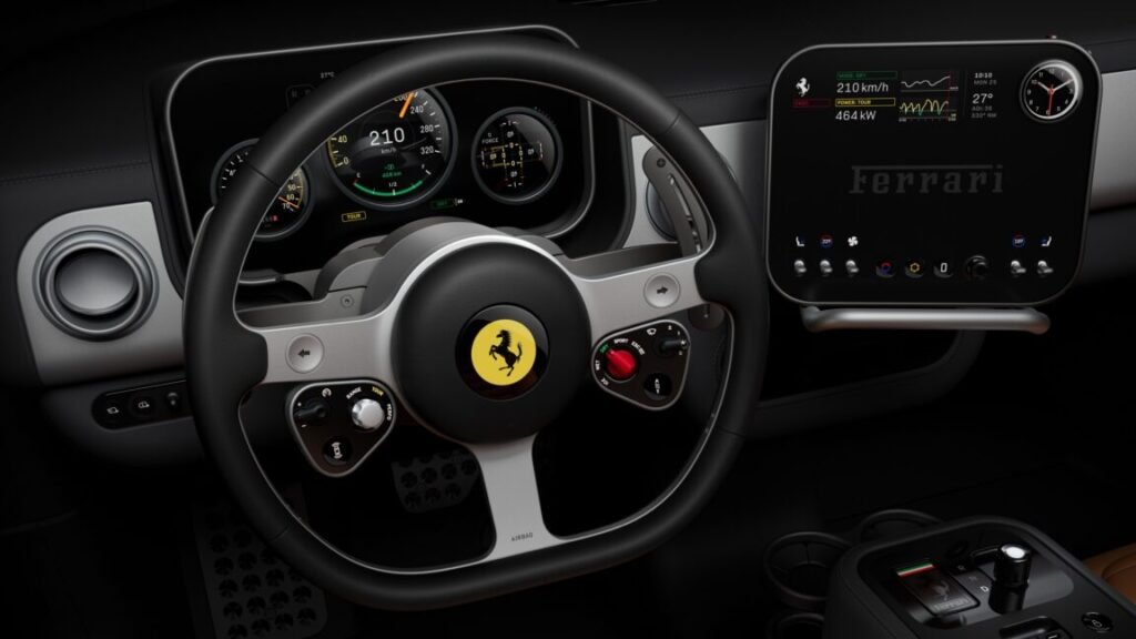 Ferrari Luce cockpit