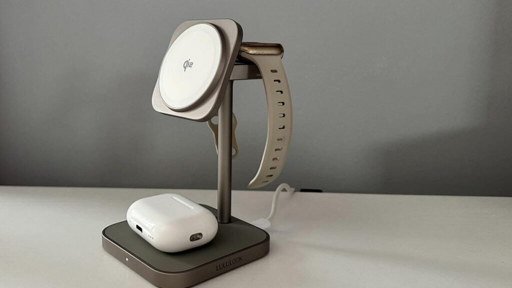 This 3-in-1 multi-charger erases desktop cord clutter - and looks great while doing it