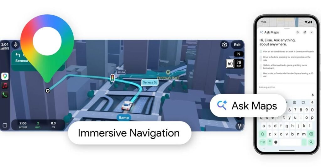 Google Maps gets conversational AI and 3D navigation in one of its biggest update