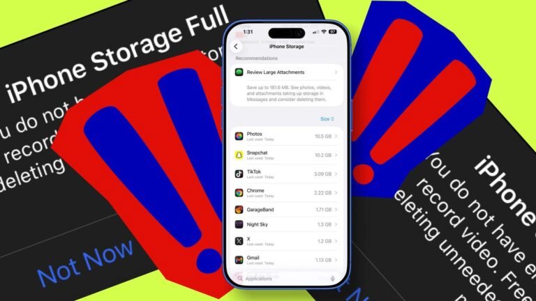 How to free up your iPhone storage almost immediately – 8 easy ways