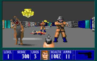 Playing Wolfenstein 3D with one hand in 2026 Playing Wolfenstein 3D with one hand in 2026