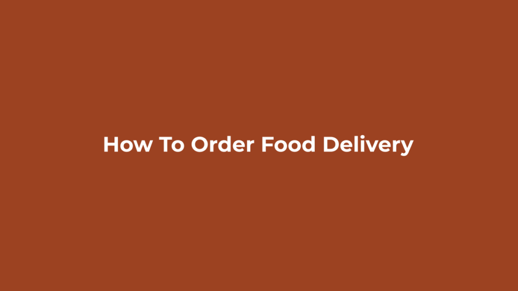 How to Order Food Delivery (DoorDash and Uber Eats) Ordering food delivery on a phone
