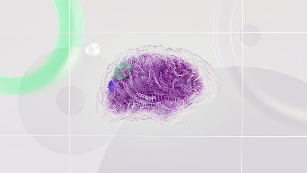 Abstract illustration representing artificial intelligence and neural networks
