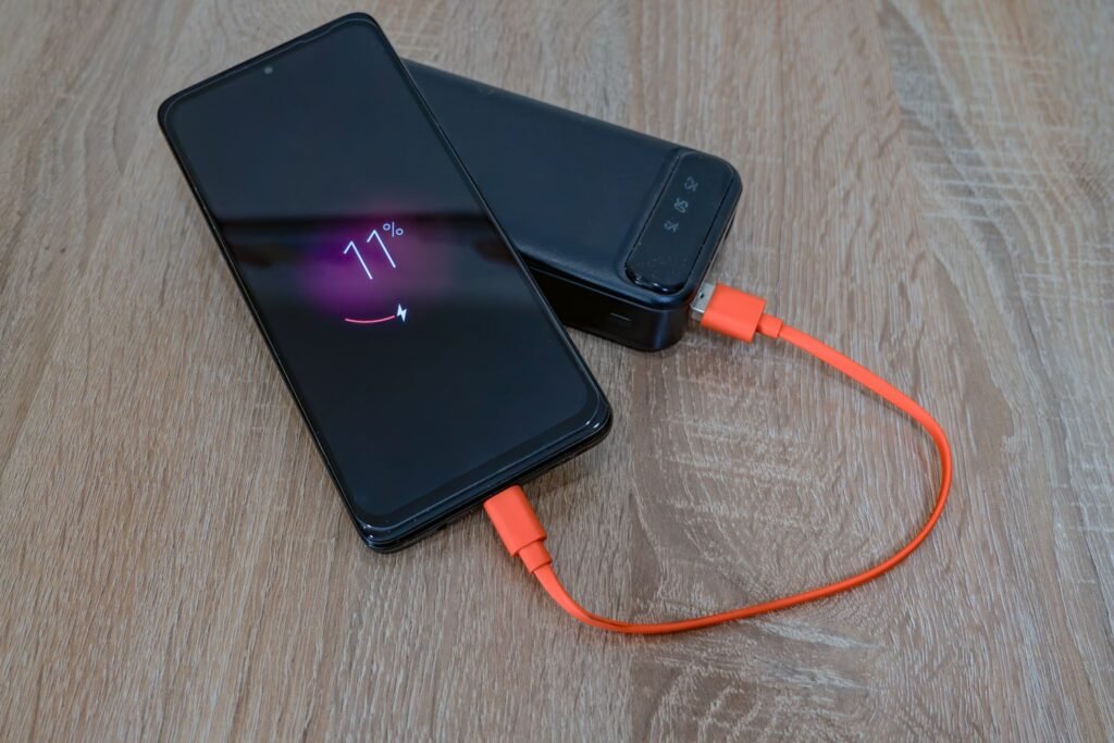 Smartphone battery charging