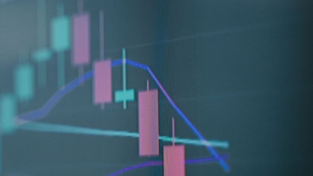 MACD Basics: How the Indicator Actually Works Digital stock market chart on a screen