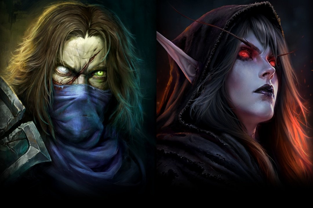 Garek Bandarion and Dark Ranger Anya, new characters in Warcraft III Reforged Forsaken Kingdom
