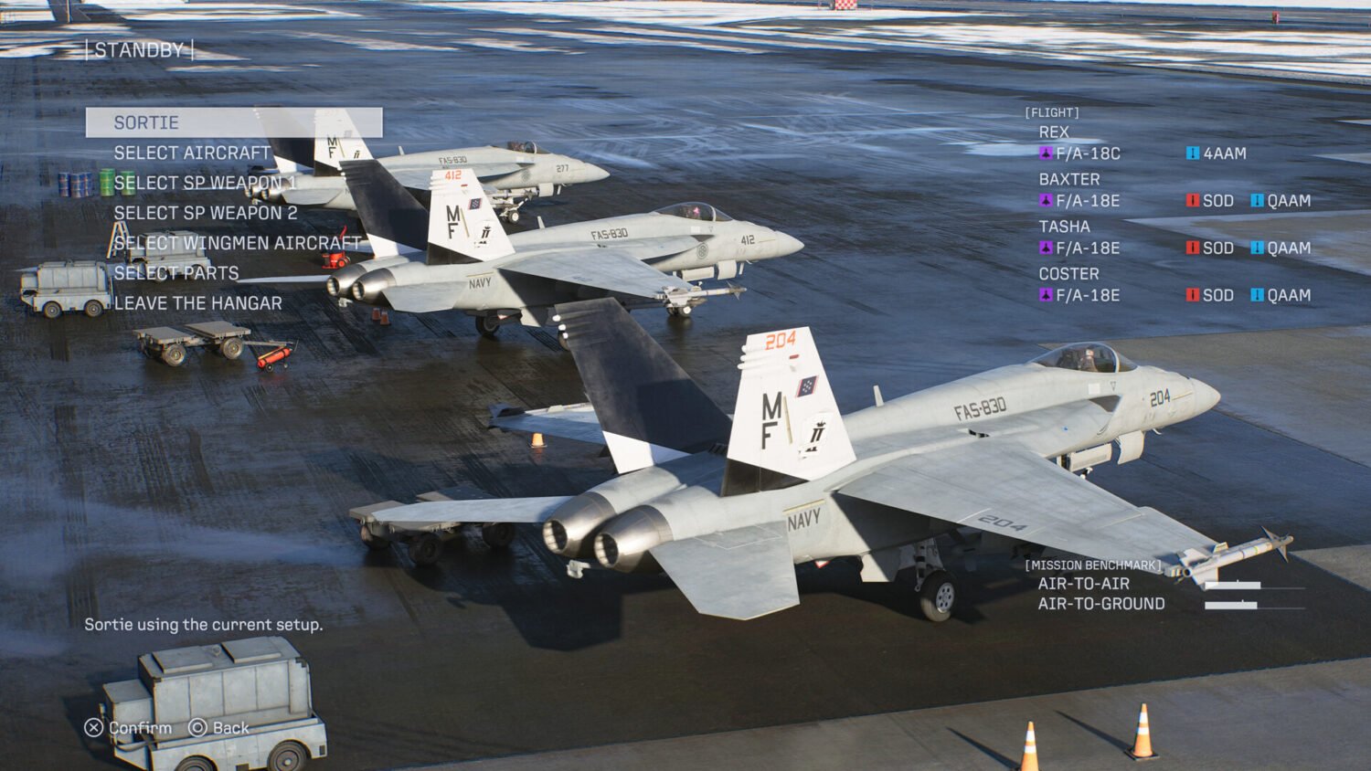 Aerial combat screenshot from Ace Combat 8: Wings of Theve