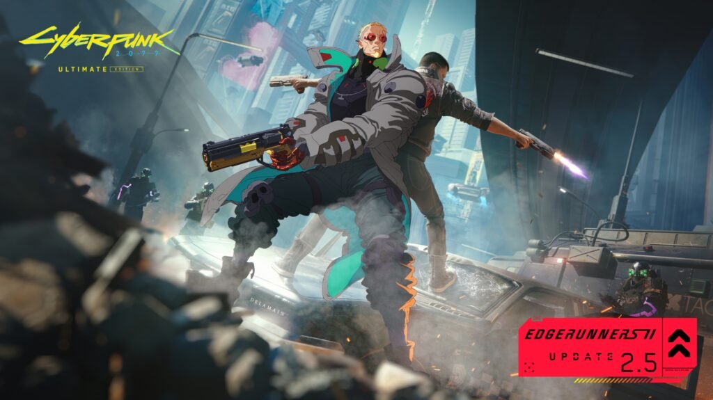 Official Cyberpunk 2077 Edgerunners 2 Update 2.5 illustration