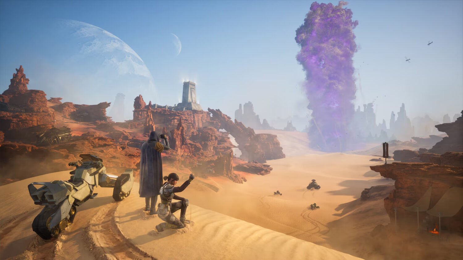 Official Dune: Awakening screenshot from Funcom's survival MMO on Arrakis