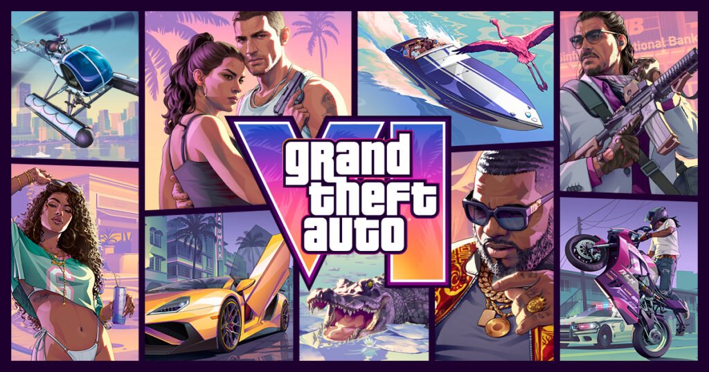 Official Grand Theft Auto VI artwork from Rockstar Games