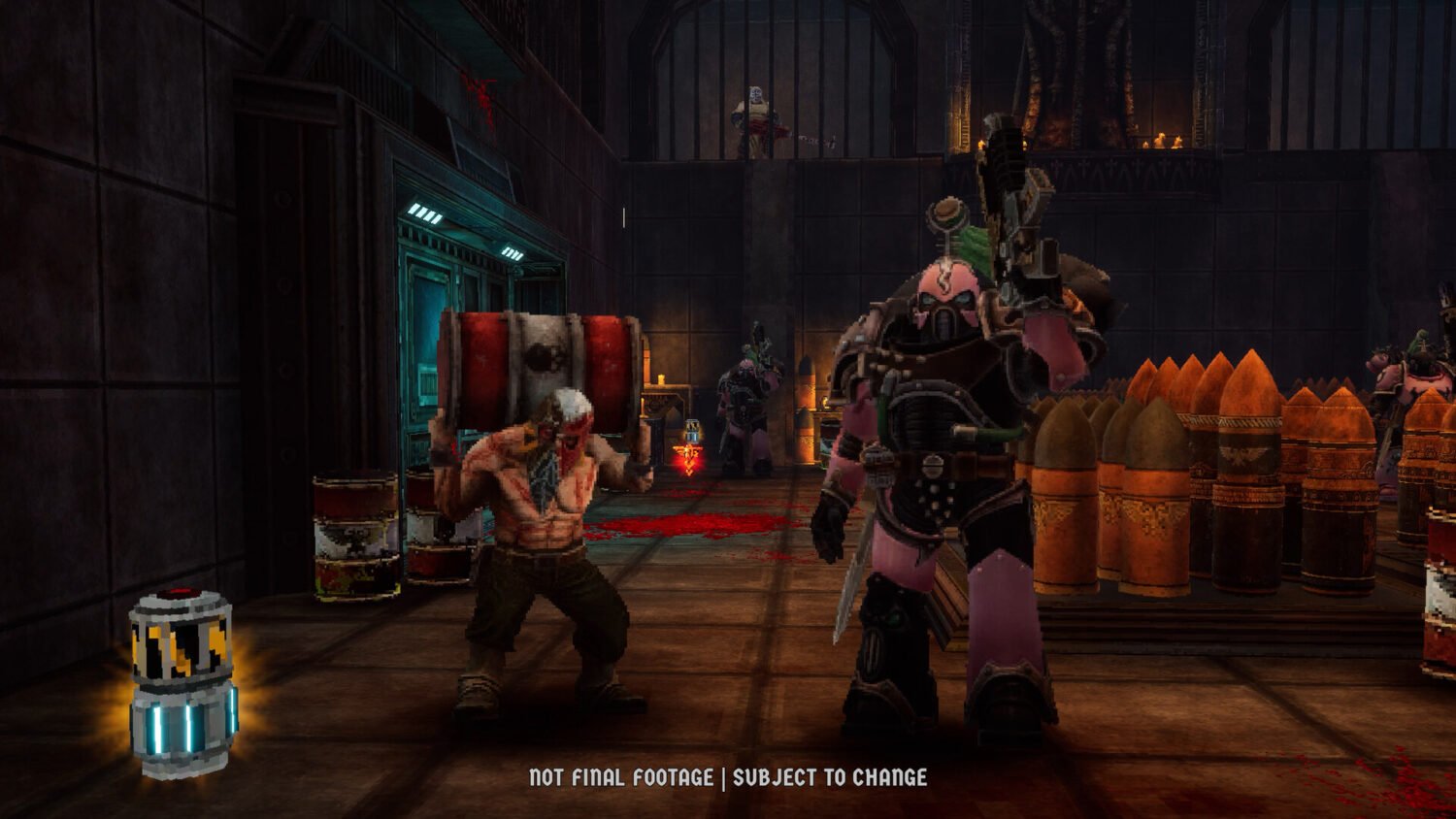 Warhammer 40,000: Boltgun 2 screenshot showing daemonic enemies