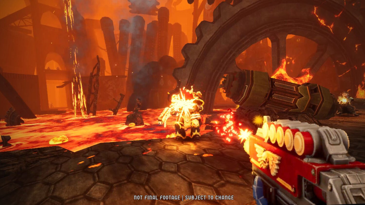 Warhammer 40,000: Boltgun 2 screenshot of a Chaos-infested location